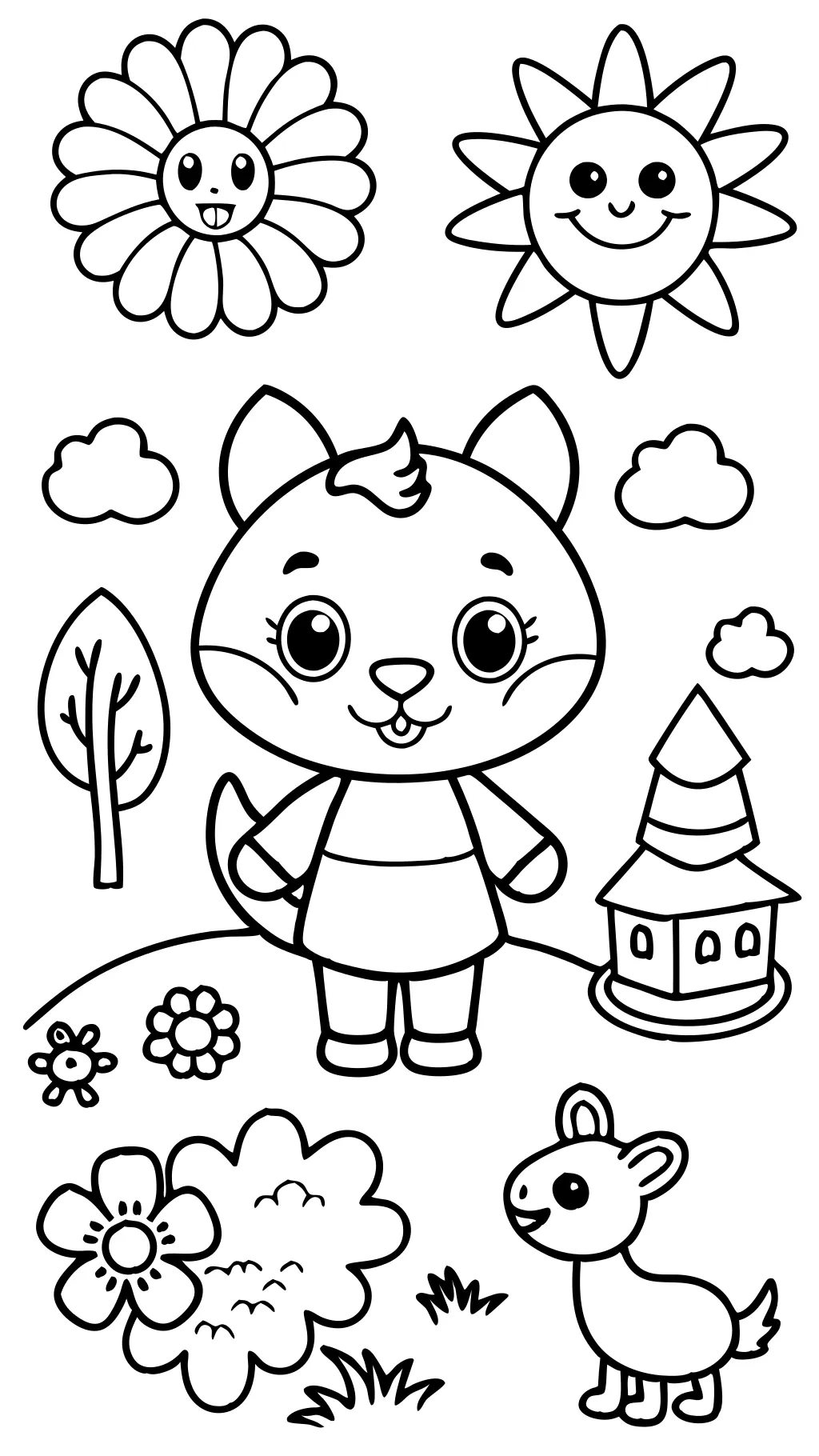 free coloring pages kindergarten